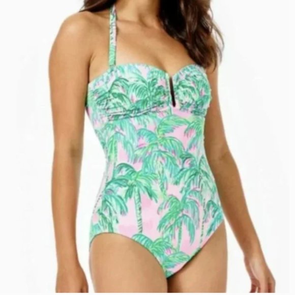 Lilly Pulitzer Other - Lilly Pulitzer Dru One-Piece swimsuit in Pink Blossom Suite Views size 10